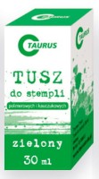 Tusz do pieczątek Taurus, 30 ml, zielony