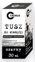 Tusz do pieczątek Taurus, 30 ml, czarny