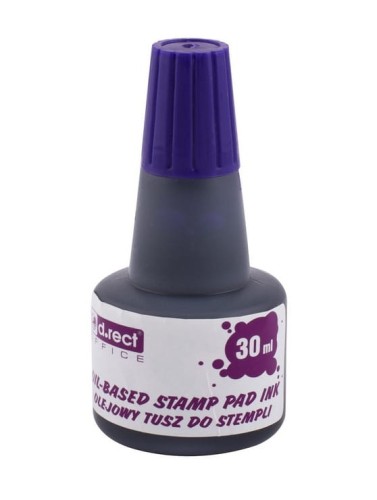 Tusz do pieczątek D.Rect, 30 ml, olejowy, fioletowy