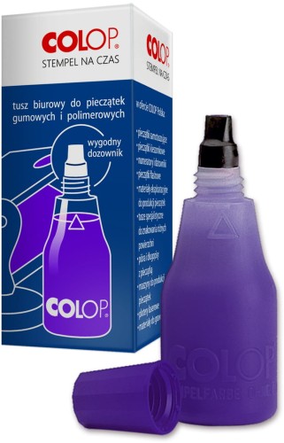 Tusz do pieczątek Colop, 25 ml, fioletowy
