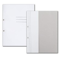 Skoroszyt kartonowy oczkowy Barbara, A-4, 350 g/m2