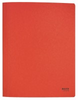 Skoroszyt kartonowy Leitz Recycle A-4, 250 kartek, czerwony