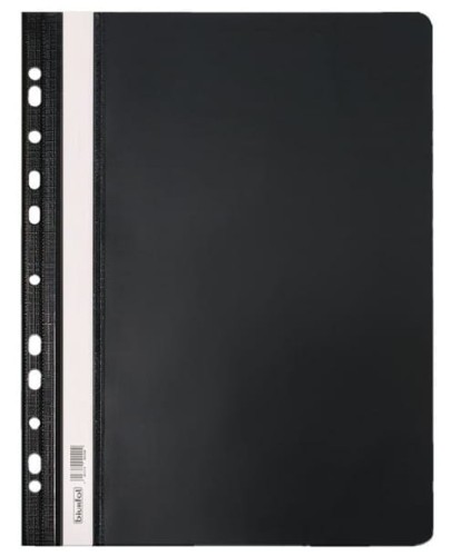 Skoroszyt plastikowy wpinany Biurfol A-4, czarny