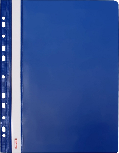 Skoroszyt plastikowy wpinany Biurfol A-4, granat