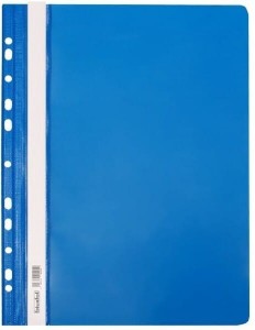 Skoroszyt plastikowy wpinany Biurfol A-4, niebieski