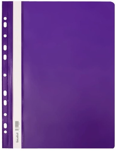 Skoroszyt plastikowy wpinany Biurfol A-4, fioletowy