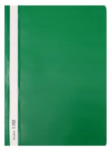 Skoroszyt plastikowy Biurfol A-4, zielony
