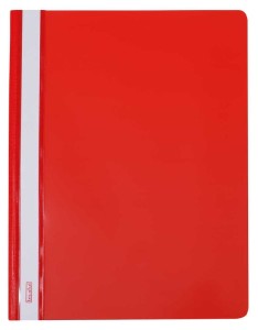 Skoroszyt plastikowy Biurfol A-4, czerwony
