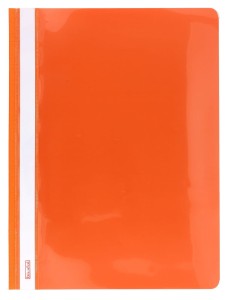 Skoroszyt plastikowy Biurfol A-4, pomarańczowy