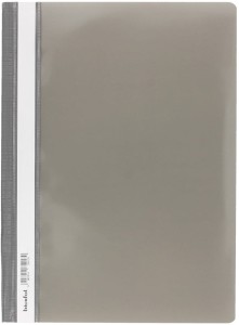 Skoroszyt plastikowy Biurfol A-4, popiel