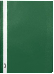 Skoroszyt plastikowy A-4, miękki, zielony