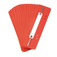 Mechanizm skoroszytowy Durable Flexi czerwony, 25 sztuk