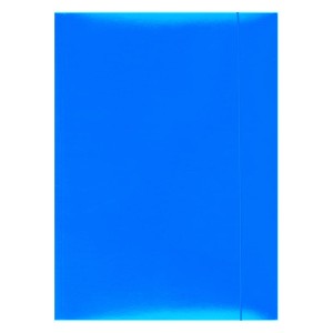 Teczka kartonowa z gumką KBK, A-4, 350 g/m2, jasnoniebieska