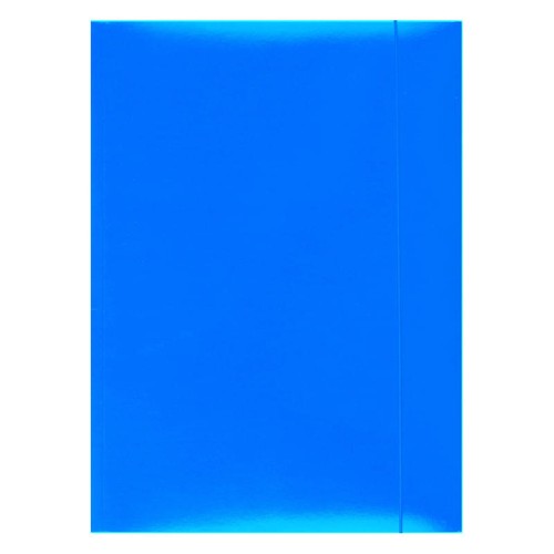 Teczka kartonowa z gumką KBK, A-4, 350 g/m2, jasnoniebieska