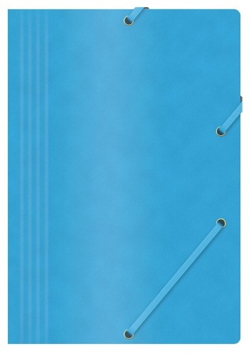 Teczka preszpanowa z gumką KBK A-4, 390 g/m2, ciemnoniebieska