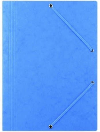 Teczka preszpanowa z gumką KBK A-4, 390 g/m2, jasnoniebieska