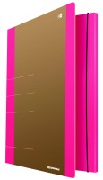 Teczka kartonowa z gumką Donau Life, A-4, 500 g/m2, różowa