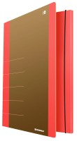 Teczka kartonowa z gumką Donau Life, A-4, 500 g/m2, pomarańczowa