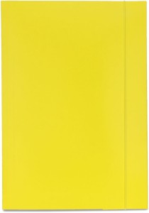 Teczka kartonowa z gumką Emerson, A-4, 300 g/m2, żółta