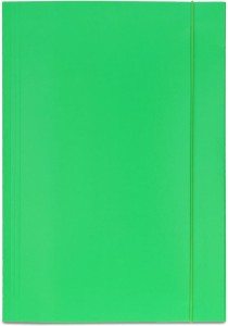 Teczka kartonowa z gumką Emerson, A-4, 300 g/m2, zielona