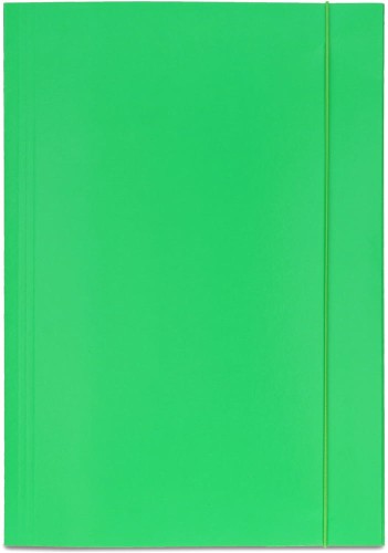 Teczka kartonowa z gumką Emerson, A-4, 300 g/m2, zielona