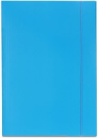 Teczka kartonowa z gumką Emerson, A-4, 300 g/m2, niebieska