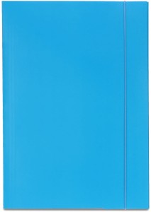 Teczka kartonowa z gumką Emerson, A-4, 300 g/m2, niebieska