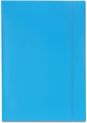 Teczka kartonowa z gumką Emerson, A-4, 300 g/m2, niebieska