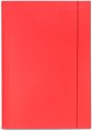 Teczka kartonowa z gumką Emerson, A-4, 300 g/m2, czerwona