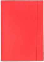 Teczka kartonowa z gumką Emerson, A-4, 300 g/m2, czerwona