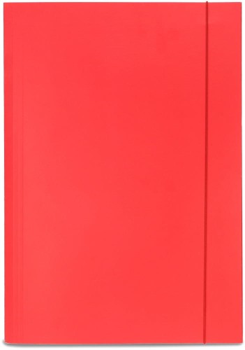 Teczka kartonowa z gumką Emerson, A-4, 300 g/m2, czerwona
