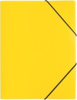 Teczka plastikowa z gumką Pagna A-4, żółta