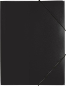 Teczka plastikowa z gumką Pagna A-4, czarna