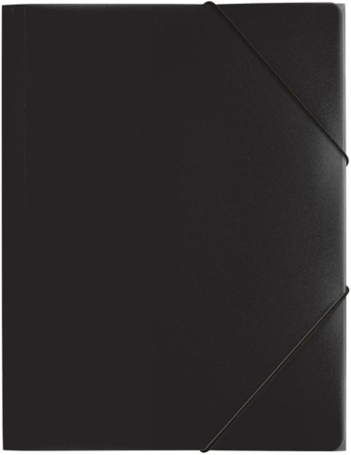 Teczka plastikowa z gumką Pagna A-4, czarna