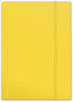 Teczka kartonowa z gumką Penmate Plus, A-4, żółta