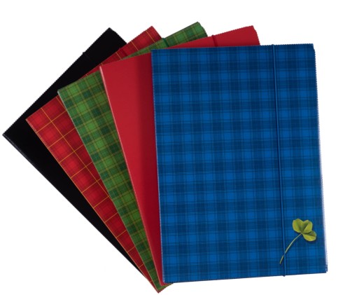 Teczka kartonowa z gumką Vaupe (TFK), A-4