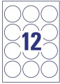 Etykieta samoprzylepna Avery Zweckform, A-4 okrągła, 60mm, 100 arkuszy  (12)