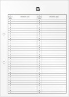 Przekładki kartonowe do akt osobowych Barbara, A-4, typ B