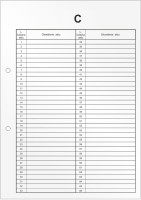 Przekładki kartonowe do akt osobowych Barbara, A-4, typ C