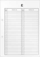 Przekładki kartonowe do akt osobowych Barbara, A-4, typ E