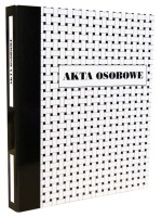 Teczka akt osobowych Konfex, A-4, z mechanizmem ringowym, czarna