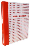 Teczka akt osobowych Konfex, A-4, z mechanizmem ringowym, czerwona