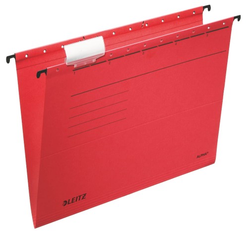 Teczka zawieszana Leitz Alpha A-4, czerwona