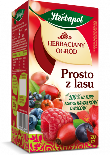 Herbata owoce leśne Ogród Prosto z lasu, Herbapol 20 torebek