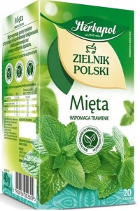 Herbata ziołowa w torebkach mięta, Herbapol 20 torebek