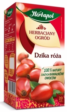 Herbata owocowa dzika róża, Herbapol 20 torebek