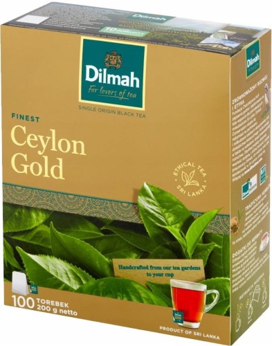 Herbata czarna Dilmah Ceylon Gold, 100 torebek