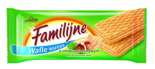 Wafle Familijne, orzechowe, 180g