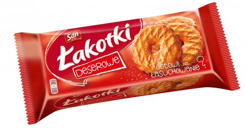 Ciastka Łakotki San z cukrem, 168g