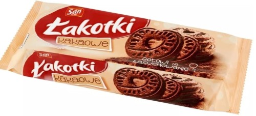 Ciastka Łakotki San kakaowe, 168g